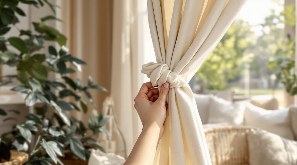 idées pour attacher ses rideaux