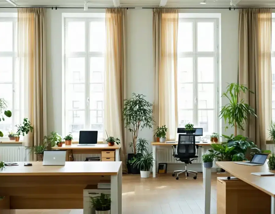 Comment choisir des rideaux naturels pour un open space chaleureux et productif en 2025