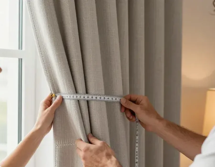 Welche Vorhangbreite für ein 120 cm breites Fenster: die Wahl